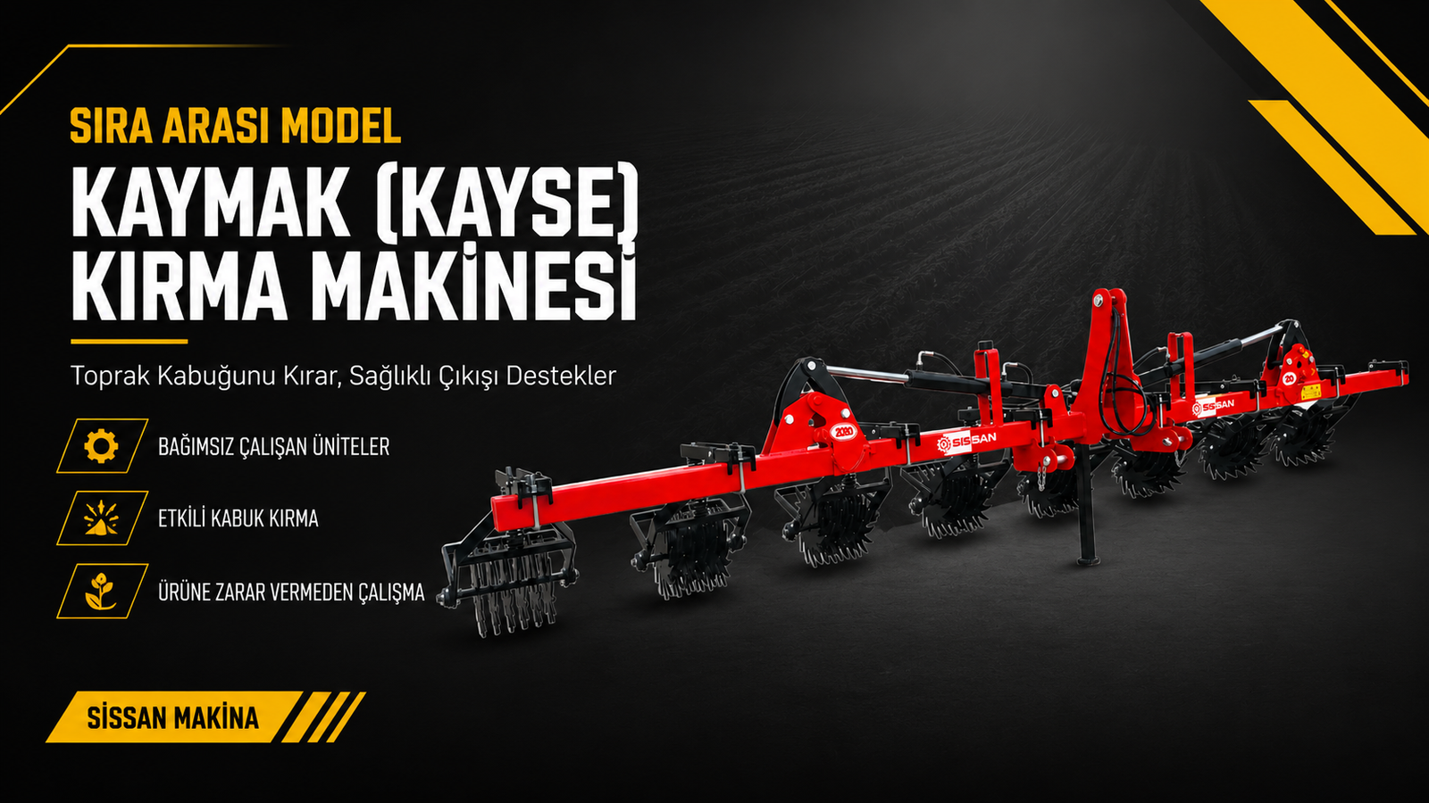 SİSSAN Kayse Kabuk Kırma Makinesi